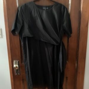 Eloquii Wrap Dress - 20 - Black - Women's